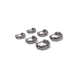 TRIO DE BRINCOS ARGOLAS DIRLENE RÓDIO BRANCO