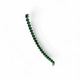 PULSEIRA RIVIERA VERDE ESMERALDA RÓDIO BRANCO