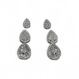 TRIO DE BRINCOS ÍSIS RÓDIO BRANCO