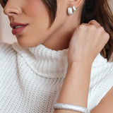 BRACELETE BRILHANTE SARA RÓDIO BRANCO