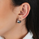 BRINCO ARGOLA NINA RÓDIO BRANCO