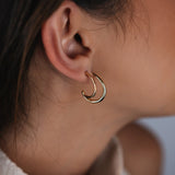 TRIO DE BRINCOS ARGOLAS JÉSSICA DOURADO