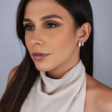 TRIO DE BRINCOS ARGOLAS DANIELA DOURADO