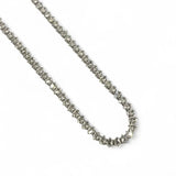 COLAR RIVIERA FINA RÓDIO BRANCO