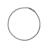 COLAR RIVIERA FINA RÓDIO BRANCO